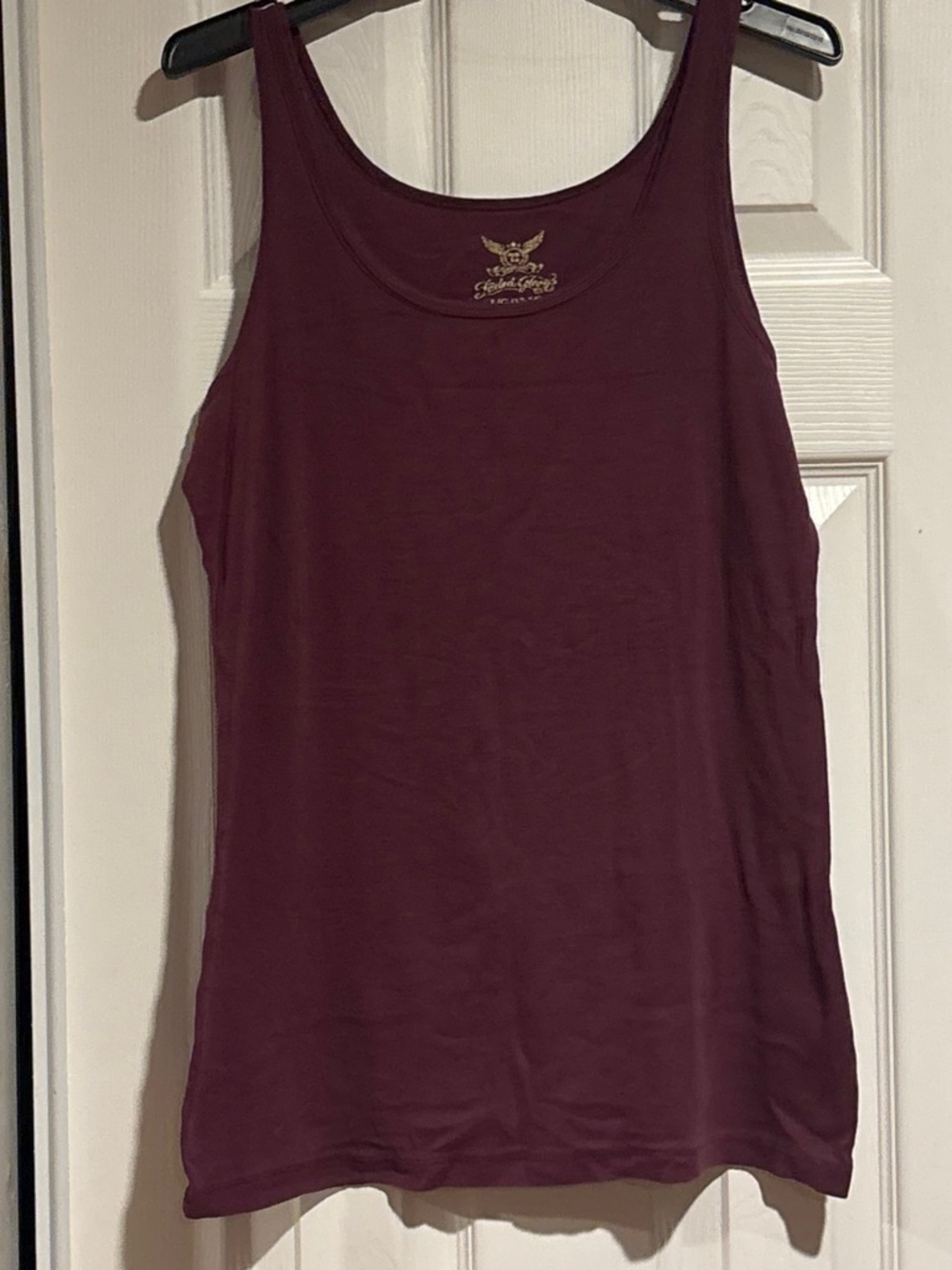 Faded Glory Plum Tank Top - Women's Scoop Neck Layering Tank